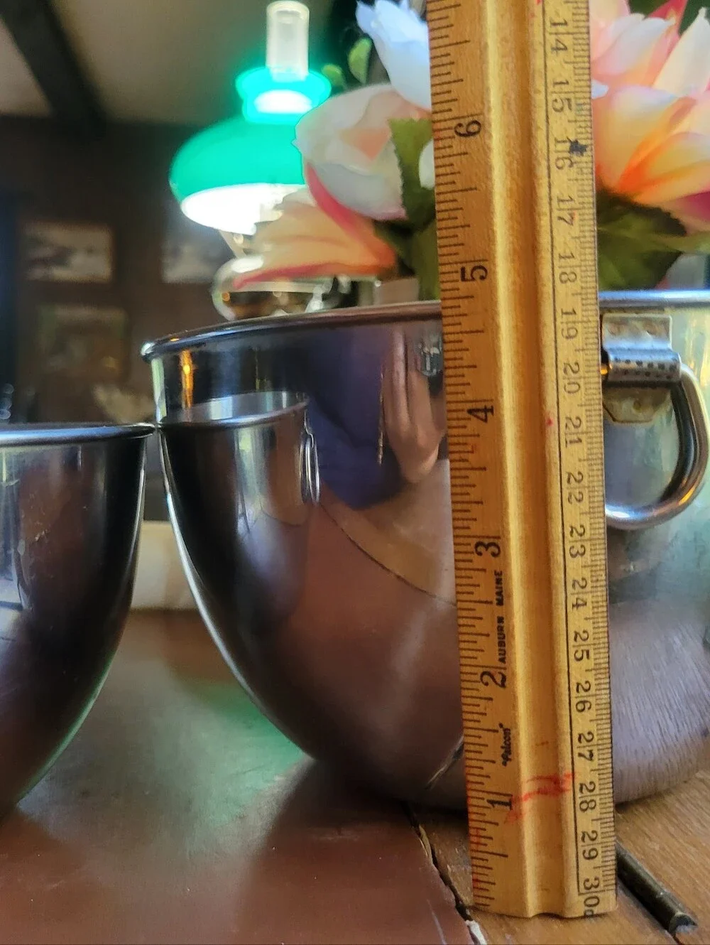 set of three vintage Revere Ware Stainless Steel Mixing Bowls